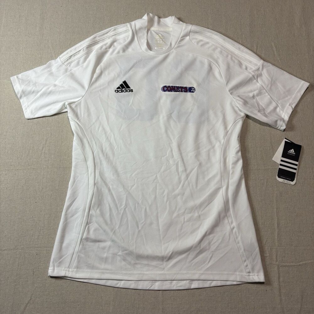 NWT Adidas Toque 13 Mens Jersey Sz Small White Z20266 Short Sleeve Comets Soccer